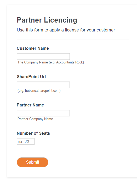 License Form